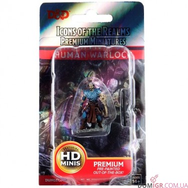 Male Human Warlock - D&D Icons of the Realms Premium Figures