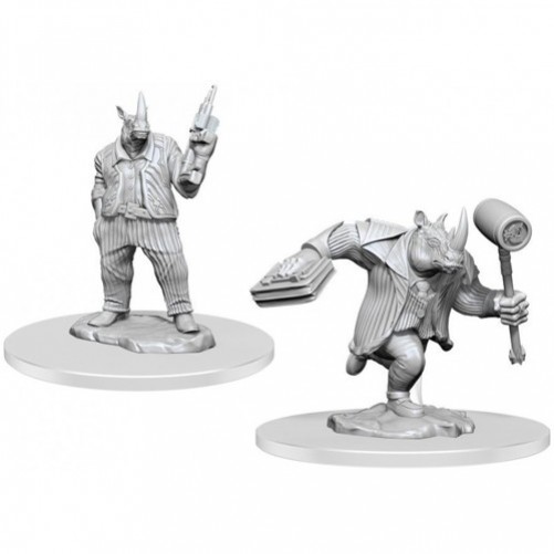 Freelance Muscle & Rhox Pummeler - Magic the Gathering Miniatures - W6
