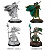 Elf Fighter & Cleric - Magic the Gathering Miniatures - W14