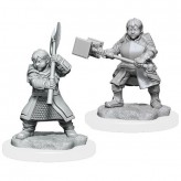 Female Dwarf Dwendalian Empire Fighter- Critical Role Miniatures - W1