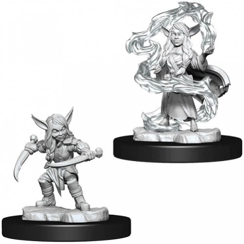 Female Goblin Sorcerer and Rogue - Critical Role Miniatures - W1