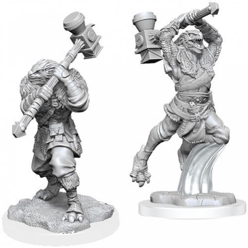 Female Ravenite Half-Dragon Barbarian - Critical Role Miniatures - W1