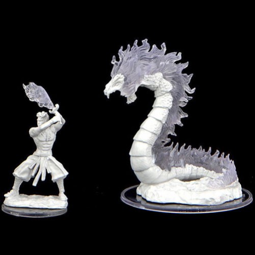 Ashari Firetamer and Inferno Serpent - Critical Role Miniatures - W2