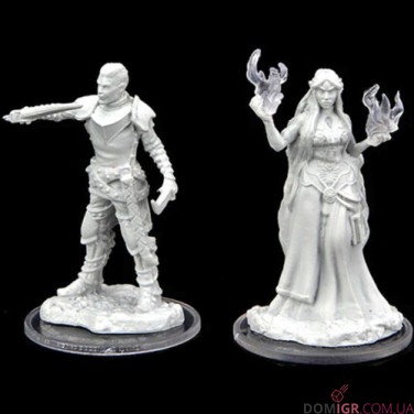 Turst Militia Swordsman and Lyrengorn Holy Priest - Critical Role Miniatures - W2
