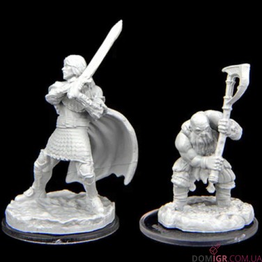 Купить Westruun Militia Swordsman and Kraghammer Axeman - Critical Role Miniatures - W2 Westruun Militia Swordsman and Kraghammer Axeman - Critical Role Miniatures - W2
