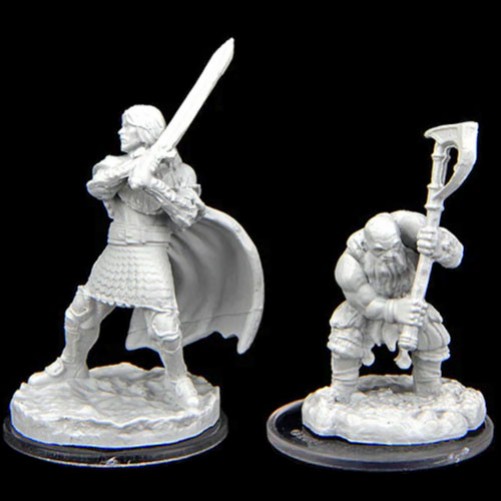 Westruun Militia Swordsman and Kraghammer Axeman - Critical Role Miniatures - W2