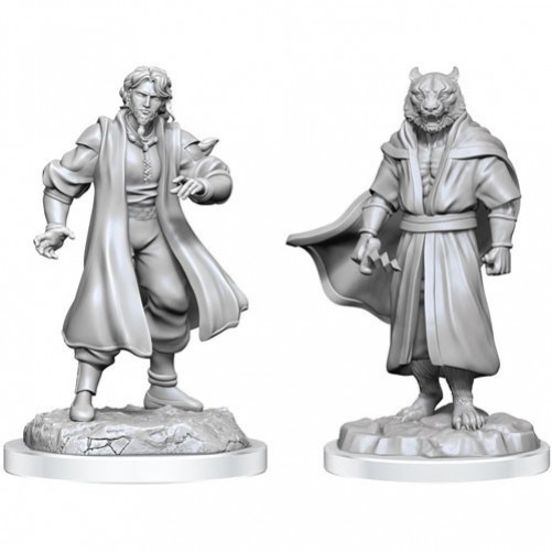 Human Sorcerer Merchant & Tiger Demon - Critical Role Miniatures - W3
