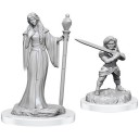 Female Human Wizard & Halfling Holy Warrior - Critical Role Miniatures - W3
