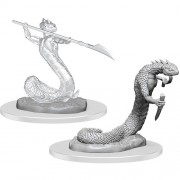 Serpentfolk and Serpentfolk Ghost - Critical Role Miniatures - W4