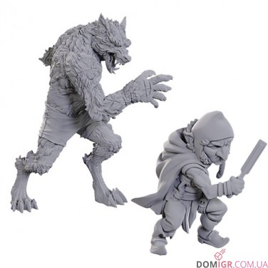 Chetney Pock O'Pea and Werewolf - Critical Role Miniatures