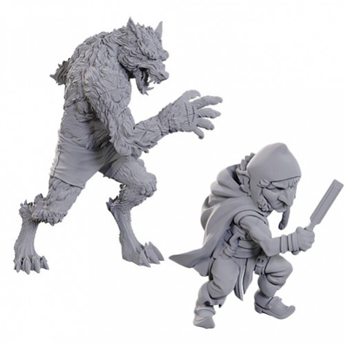 Chetney Pock O'Pea and Werewolf - Critical Role Miniatures