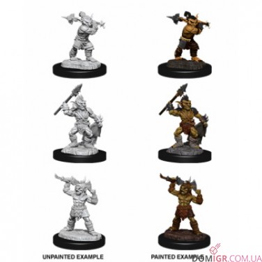 Goblins & Goblin Boss - D&D Nolzur's Marvelous Miniatures - W12