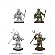 Lizardfolk & Lizardfolk Shaman - D&D Nolzur's Marvelous Miniatures - W12