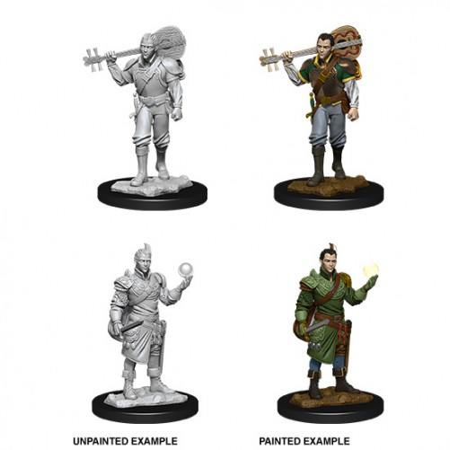 Male Half-Elf Bard - D&D Nolzur's Marvelous Miniatures - W12