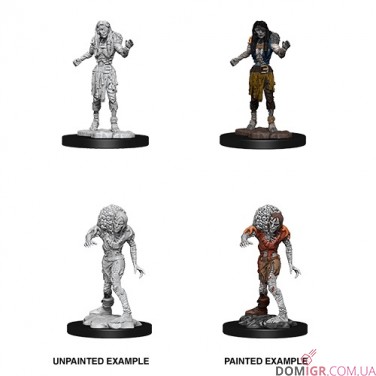 Drowned Assassin & Drowned Ascetic - D&D Nolzur's Marvelous Miniatures - W14