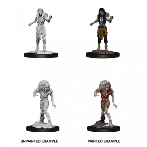Drowned Assassin & Drowned Ascetic - D&D Nolzur's Marvelous Miniatures - W14