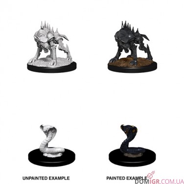 Iron Cobra & Iron Defender - D&D Nolzur's Marvelous Miniatures - W14