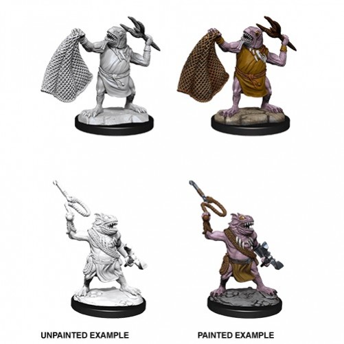 Kuo-Toa & Kuo-Toa Whip - D&D Nolzur's Marvelous Miniatures - W14