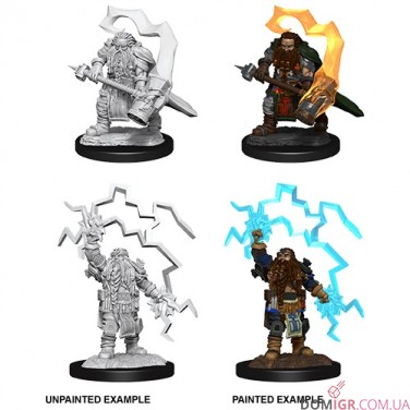 Male Dwarf Cleric - D&D Nolzur's Marvelous Miniatures - W14
