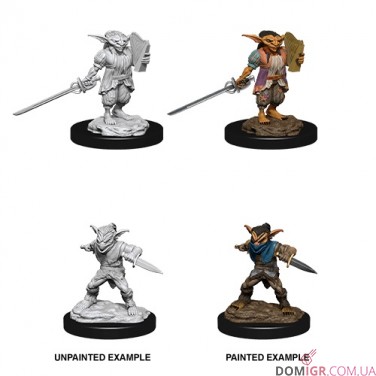 Male Goblin Rogue & Female Goblin Bard - D&D Nolzur's Marvelous Miniatures - W15
