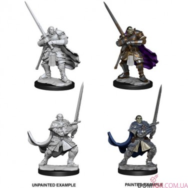 Male Half-Orc Paladin - D&D Nolzur's Marvelous Miniatures - W15