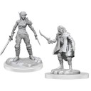 Elf Rogue & Half-Elf Rogue Protege - D&D Nolzur's Marvelous Miniatures - W19