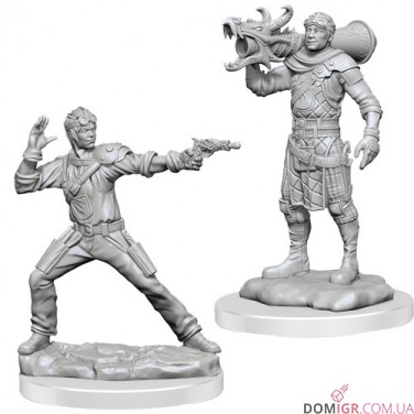 Human Artificer and Human Apprentice - D&D Nolzur's Marvelous Miniatures - W19