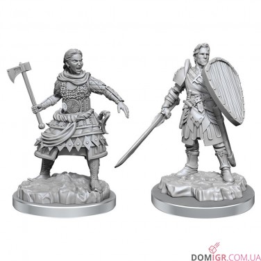 Human Fighters - D&D Nolzur's Marvelous Miniatures - W21
