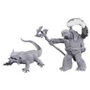Tortle Druid and Wild Shape Giant Lizard - D&D Nolzur's Marvelous Miniatures - W24