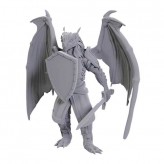 Dragonborn of Bahamut - D&D Nolzur's Marvelous Miniatures - W25