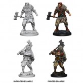 Human Male Barbarian - D&D Nolzur's Marvelous Miniatures - W1