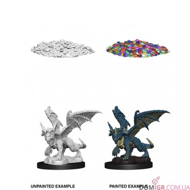 Blue Dragon Wyrmling - D&D Nolzur's Marvelous Miniatures - W10