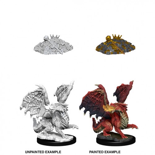 Red Dragon Wyrmling - D&D Nolzur's Marvelous Miniatures - W10