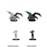 Green Dragon Wyrmling & Afflicted Elf - D&D Nolzur's Marvelous Miniatures - W11