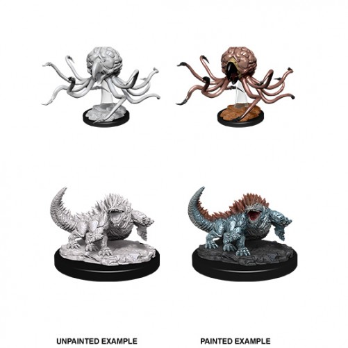 Grell & Basilisk - D&D Nolzur's Marvelous Miniatures - W11