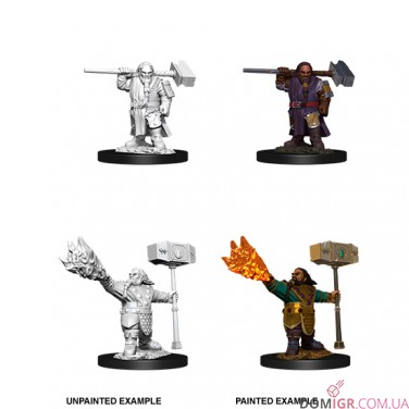 Male Dwarf Cleric - D&D Nolzur's Marvelous Miniatures - W11