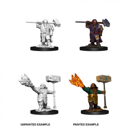 Male Dwarf Cleric - D&D Nolzur's Marvelous Miniatures - W11