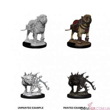 Mastif & Shadow Mastif - D&D Nolzur's Marvelous Miniatures - W11