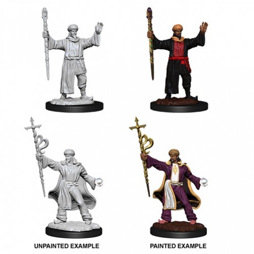 Male Human Wizard - D&D Nolzur's Marvelous Miniatures - W13