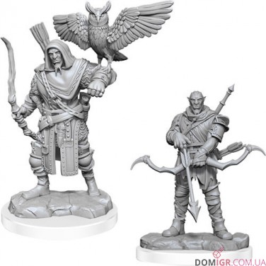 Male Orc Rangers - D&D Nolzur's Marvelous Miniatures - W17