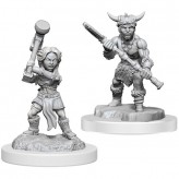 Halfling Barbarians - D&D Nolzur's Marvelous Miniatures - W18 Купить Halfling Barbarians - D&D Nolzur's Marvelous Miniatures - W18 (Wave 18 - D&D Nolzur’s Marvelous Miniatures, Pathfinder Deep Cuts, Wizkids Deep Cuts, Magic The Gathering, Starfinder Deep Cuts)