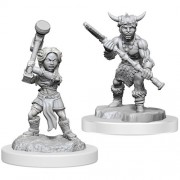 Halfling Barbarians - D&D Nolzur's Marvelous Miniatures - W18