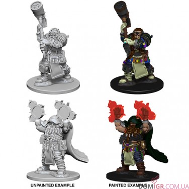 Male Dwarf Cleric - D&D Nolzur's Marvelous Miniatures - W2