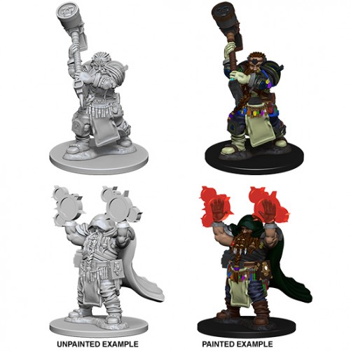Male Dwarf Cleric - D&D Nolzur's Marvelous Miniatures - W2