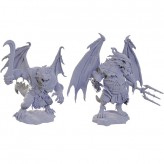 Draconian Mage and Foot Soldier - D&D Nolzur's Marvelous Miniatures - W22
