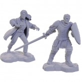 Reborn Paladin and Reborn Warlock - D&D Nolzur's Marvelous Miniatures - W22