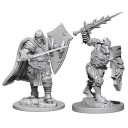 Death Knight and Helmed Horror - D&D Nolzur's Marvelous Miniatures - W6