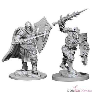 Death Knight and Helmed Horror - D&D Nolzur's Marvelous Miniatures - W6