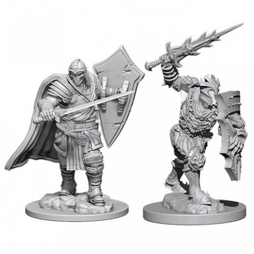 Death Knight and Helmed Horror - D&D Nolzur's Marvelous Miniatures - W6