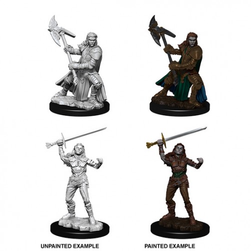 Female Half-Orc Fighter - D&D Nolzur's Marvelous Miniatures - W7